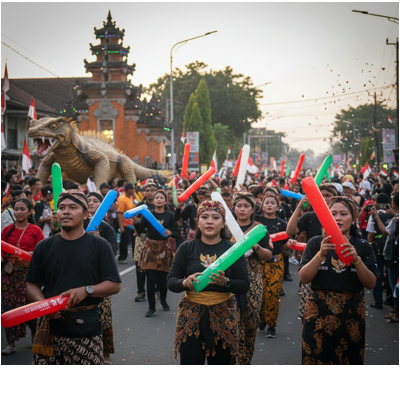 balon tepuk Padang Sidempuan