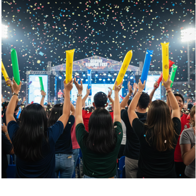 konser balon tepuk dairi