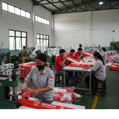 produksi balon tepuk gunungsitoli
