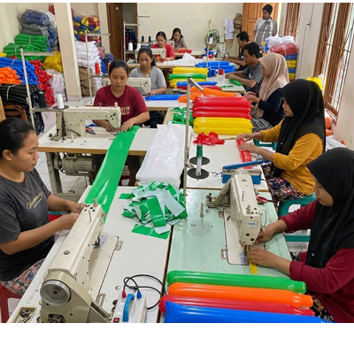 jual balon tepuk tanah datar