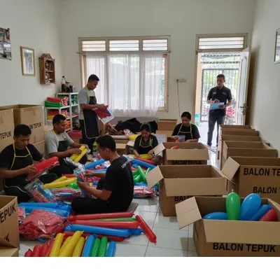 produksi balon tepuk luwu