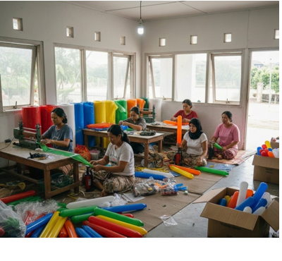 produksi Balon Tepuk Merangin